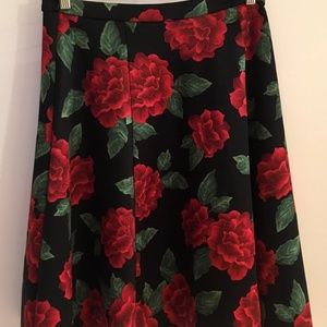 Final days! Forever 21 Floral Midi Skirt